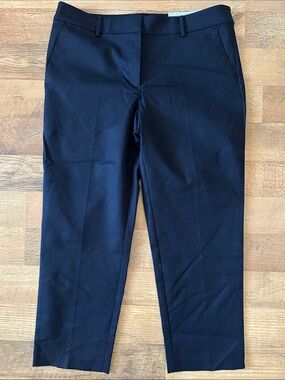 NWT LOFT The Riviera Slim Pant Black Size 12
